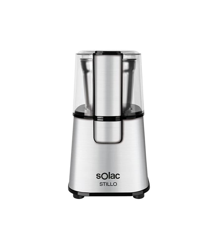 Moulin à Café Inox 60G Solac – Le Goût du Café Fraîchement Moulu Moulin à Café Inox 60G Solac – Le Goût du Café Fraîchement Moulu