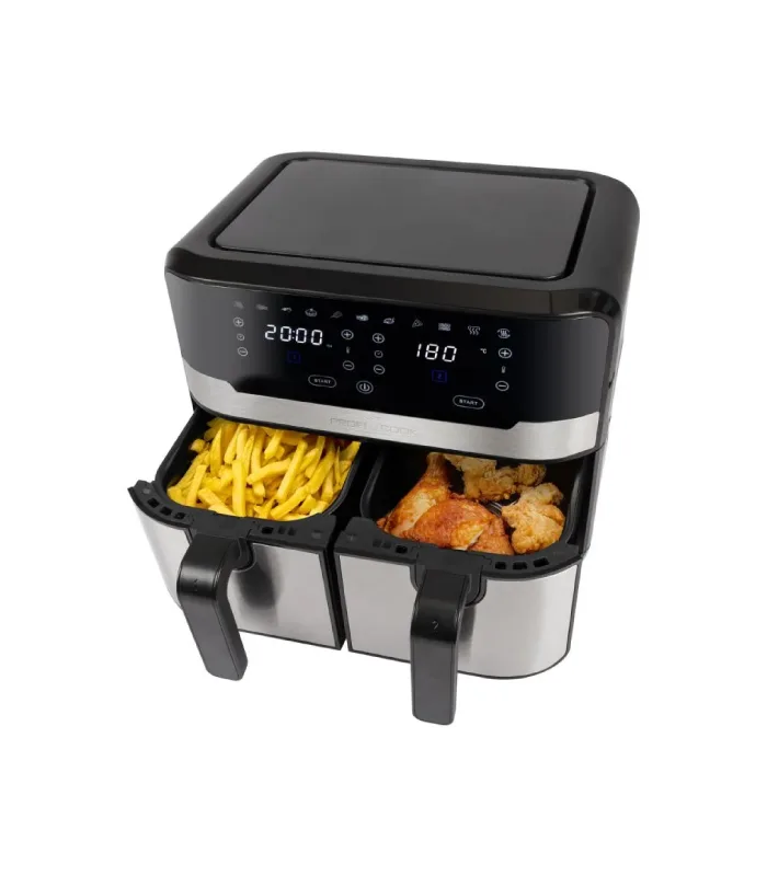 Cuisinez sainement avec la Friteuse à Air FITCO. Technologie à air chaud, cuisson croustillante avec moins d'huile. Idéal pour une cuisine rapide et savoureuse au Maroc ! 🍟✨